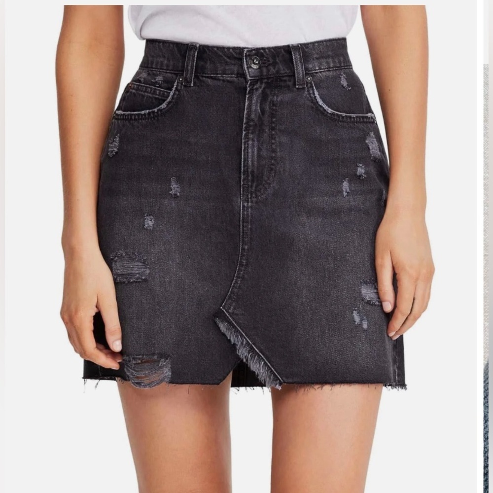 We The Free Denim Skirt